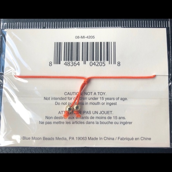 Morse Code Bracelet - Soulmate - NWT gold orange - Picture 3 of 3